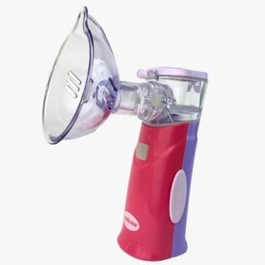 Imagem de Inalador Air Mesh Colors Baby Com Bateria Medicate 110V/220V, Rosa