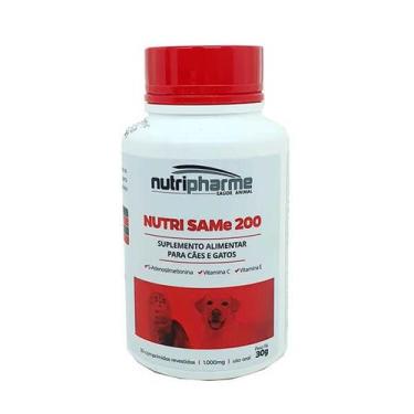 Imagem de Nutri Same 200 Suplemento para Cães e Gatos 30 Comprimidos - NUTRIPHAR