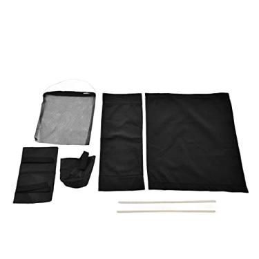 Imagem de Acouto Capa de Substituição para Cadeira de Diretor Com Bolsa de Armazenamento – e Capa Traseira para Uso Doméstico, Casa, Escritório e Ambientes Ideais (Preto)