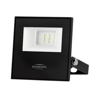 Imagem de Refletor Blumenau Led Play 10W Preto Bivolt IP66 6500K Luz Branca