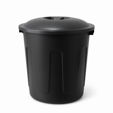 Imagem de Lixeira 60 Litros Com Tampa Preto