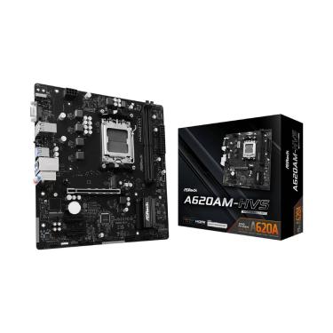 Imagem de Placa Mãe AsRock A620AM-HVS AM5 2xDDR5 Chipset AMD A620A mATX