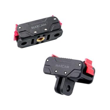 Imagem de MAXCAM Base de adaptador magnético de liberação rápida compatível (com orifício de parafuso de 0,67 cm) para DJI Osmo Action 5 Pro/4/3