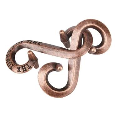 Imagem de Quebra Cabeça Algema e Argola de Metal Inteligente, Jogo Desafio de Lógica Antiestresse para Adultos e Crianças (SS Puzzle)