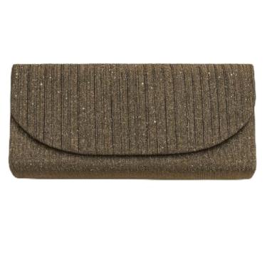 Imagem de Bolsa Carteira Clutch Festa Glitter Casamento Feminina Luxo Madrinha Evento Formatura