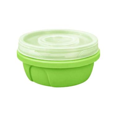 Imagem de Pote Redondo Com Tampa Rosca De 400 Ml Verde