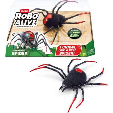 Imagem de Brinquedo Aranha Com Movimento Robo Alive Brilha No Escuro - Candide 1115