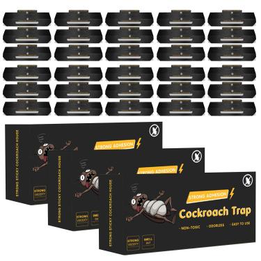 Imagem de Armadilha de barata forte e pegajosa, armadilhas de cola não tóxicas e inodoras para casa, cozinha e banheiro (30)