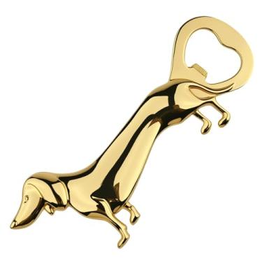 Imagem de Presente para amantes de cães – Abridor de garrafa de cerveja para cães Dachshund, ornamento engraçado de cachorro Wiener para decoração para homens e mulheres, acessório de bar de cozinha fofo