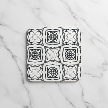 Imagem de Ladrilho Decorativo de Cerâmica Floral para Paredes e Piso