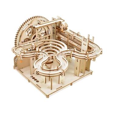 Imagem de Quebra-Cabeça De Madeira 3D De Corrida De Bolas, Montagem Própria, Bri