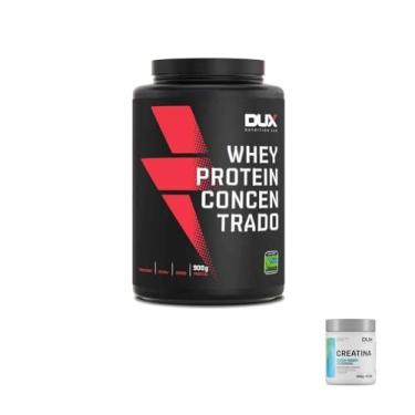 Imagem de Kit Whey Protein Concentrado 900g Cappuccino + Creatina Monohidratada DUX 300g