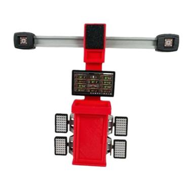Imagem de MERIGLARE Alinhador de rodas para carros RC, estação de trabalho para reparo de carros em miniatura na escala 1/18, acessórios RC robustos para exibição.