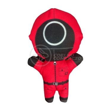 Imagem de Boneco De Pelucia Squid Game Round 6 Vermelho 26Cm Circulo
