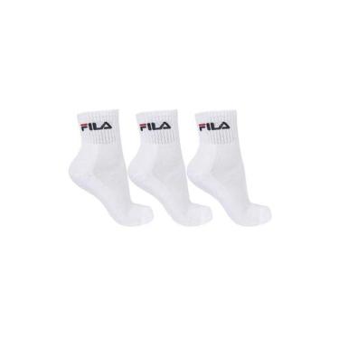 Imagem de Tripack Fila Cano Médio Unisex Branco, 34-38