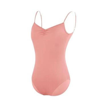 Imagem de Camisola De Ballet Feminina Com Alças Ajustáveis, Macacão Sem Mangas P