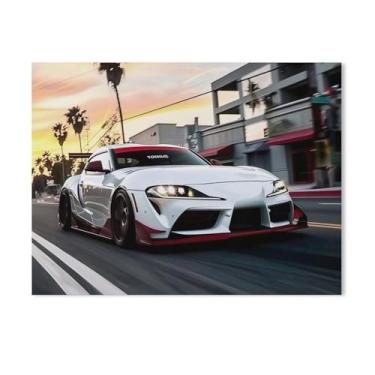 Imagem de HouLaiZhe Speed ​​sup Cool Jdm Cartazes de carro tela estética decoração de quarto pintura de parede impressões de sala de galeria decoração de parede para quarto sala de estar escritório 18 x 24