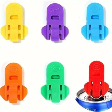 Imagem de Abridor de latas à prova de poeira para cerveja e refrigerante - simples e fácil de usar - para todos - adequado para acampamento, piqueniques e uso doméstico - ótimo presente para amantes de