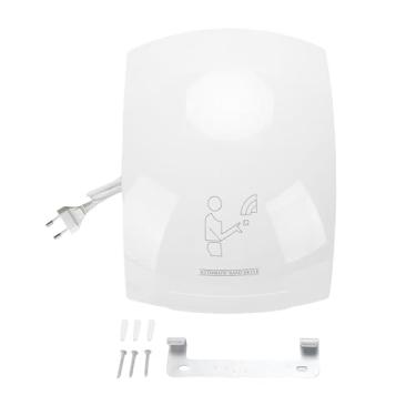Imagem de Haofy Secador de Mãos Elétrico, Secador de Mãos Automático Montado na Parede Com Sensor Inteligente 1200W Com Limpador de Ar Compacto, para Banheiro de Shopping de Escritórios Domésticos (Plugue UE