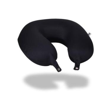 Imagem de Travesseiro de pescoço para viagem Nasa Voyage Dry Preto - Linha Oficial dos Aeroportos - Nap