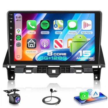 Imagem de [8 Core 6G + 128G] Rádio automotivo para Honda Accord 8th 2008-2013 com carplay sem fio/Android Auto, 10,1 polegadas Android 15 IPS tela sensível ao toque estéreo para carro, Bluetooth, GPS, WiFi, SWC