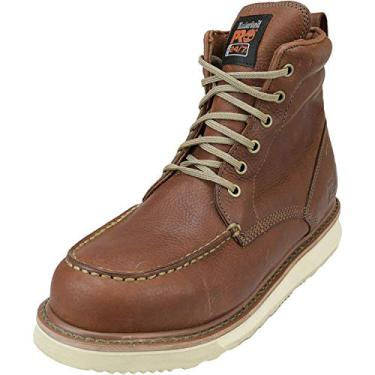 Imagem de Timberland PRO Bota de trabalho industrial masculina PRO Wedge 15,2 cm Moc Soft Toe, Marrom, 47