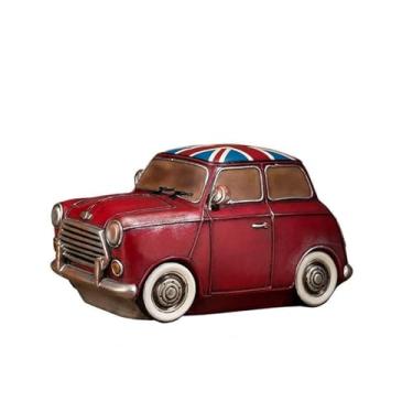 Imagem de Cofrinho Cofrinho de poupança estilo de carro cofrinho adulto criativo vermelho infantil banco de dinheiro aniversário menino caixa de dinheiro economia de moeda decoração de casa (grande)