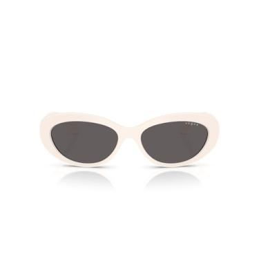 Imagem de Óculos de Sol Vogue Eyewear 0VO5630S 312487 Tam 55 / Branco - Lentes Preto