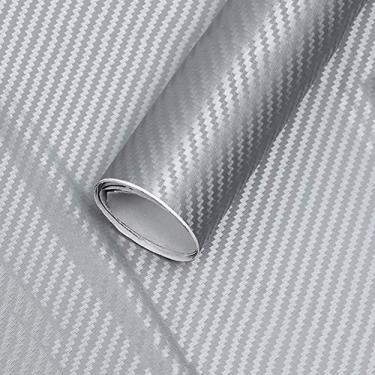 Imagem de Yctze 3d Adesivos de Carro Filme de Fibra de Carbono Envoltório Rolo Filme para Carro Em Relevo Auto-adesivo Variedade de Cores Material Seguro Decalques de (Como mostrado)