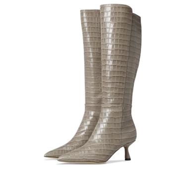 Imagem de Sam Edelman Bota de cano alto feminina Taylin, Cinza Antico, 42