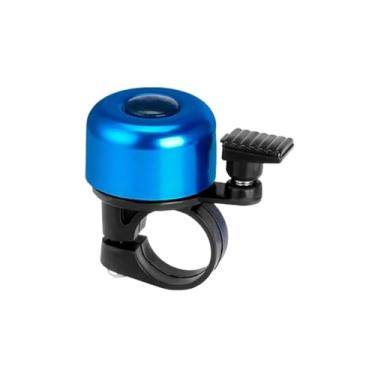 Imagem de Sino de bicicleta liga alumínio mtb chifre anel segurança som alarme guiador ciclismo aviso alarme crianças acessórios da bicicleta(Blue)