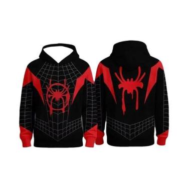 Imagem de Moletom Masculino Homem-Aranha Estampado Em 3D Para Halloween, Respirá