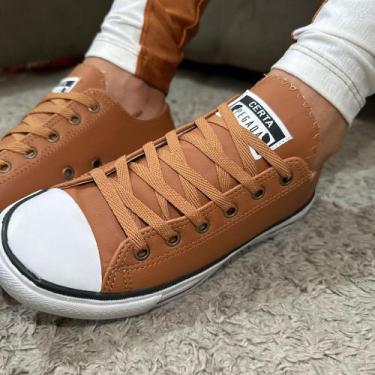 Imagem de Tênis Feminino Masculino Unissex Star Sport Lazeer Outlet, Marrom, 36