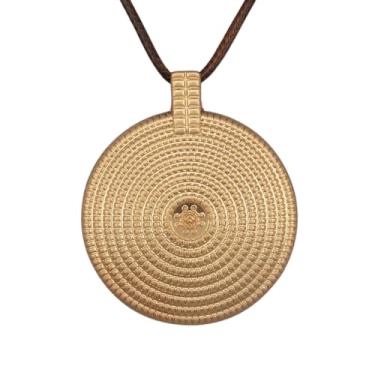 Imagem de Jeilwiy Colar de couro feminino descolado, gargantilha, cordão com pingente, joia estilo boho, Couro sintético, Sem Pedra Preciosa