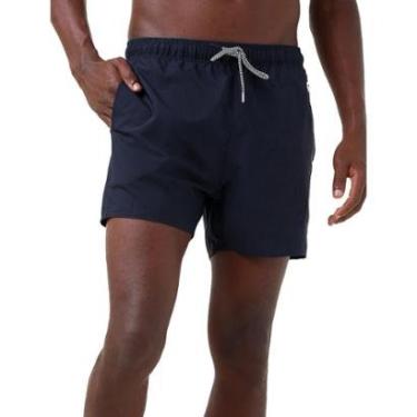 Imagem de Short Reserva D'Água Beachwear Liso Bazar Azul Marinho-Masculino
