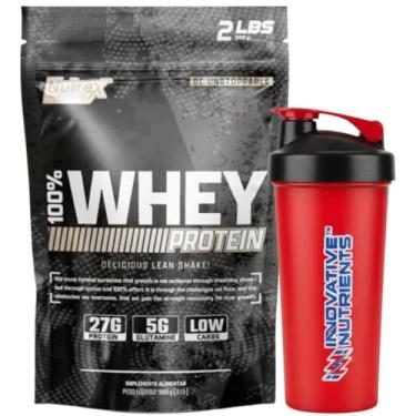 Imagem de Whey 100% Concentrado Nutrex Refil 900g Sabor Mousse de Pistache com Mel