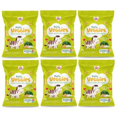 Imagem de Mini Veggies Snack Lentilha E Brocolis 6x18g - Nhami Mami