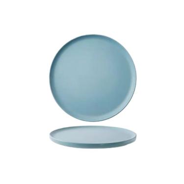 Imagem de KEG801302 Bandeja de gotejamento de plantas de estilo simples escandinavo de jardim, pires redondos para jardinagem doméstica em vasos de plantas (azul, médio)