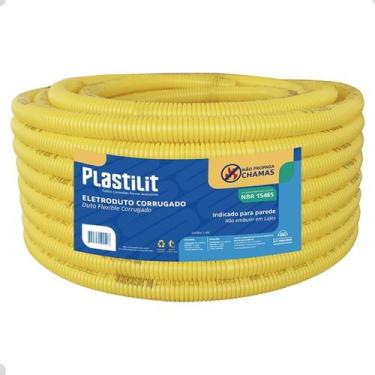 Imagem de Eletroduto Corrugado Leve 3/4" x 50m - Plastilit