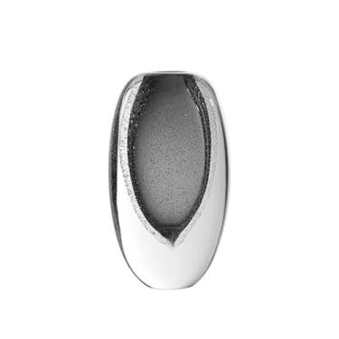 Imagem de Vaso de vidro criativo moderno minimalista moderno artesanato de vidro leve decoração macia sala de estar foyer arranjos de flores ornamentos centros de mesa (pequeno)