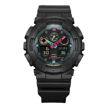 Imagem de Relógio Casio G-Shock GA-100MF-1ADR Multi Fluorescent-Masculino