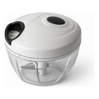 Imagem de Processador Manual E Moedor De Frutas Alho Temperos Cebola id2-Branco