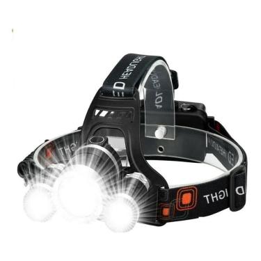 Imagem de Lanterna Para Ciclismo Pesca Camping Com 3 Leds Super Forte