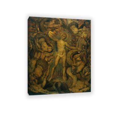 Imagem de Zeichn8u A forma espiritual de Nelson William Blake arte de parede em tela famosa reprodução de pintura a óleo decoração de casa William Blake pôster elegante decoração de parede para sala de estar 50