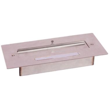 Imagem de Queimador Inox Aço Para Lareira Portátil 304 - 16,50l X 39l X 6a Cm Cinza