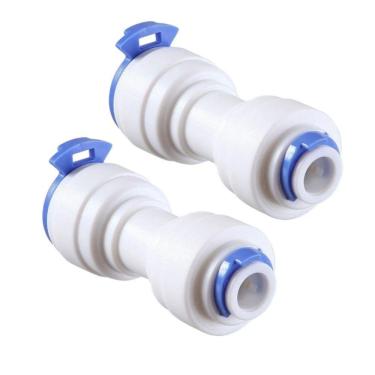 Imagem de 2 Emendas União Engate Rápido 1/4 X 1/4 Conector Reto