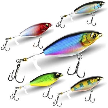 Imagem de Isca Pesca Artificial 5 Peixes Pescaria Lambari Robalo Tainha Traira T