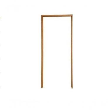 Imagem de Porta De Giro Frisada P- Verniz 210x80 F09 Caixilho De Porta Medida 14