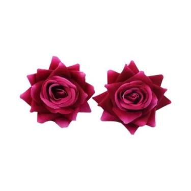 Imagem de Rosas Vermelhas Flores Artificiais 510PCS Decoração De Casamento E Cas