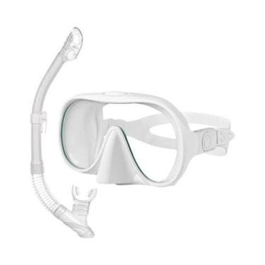 Imagem de Máscara Profissional De Mergulho Com Vidro Temperado, Óculos De Nataçã